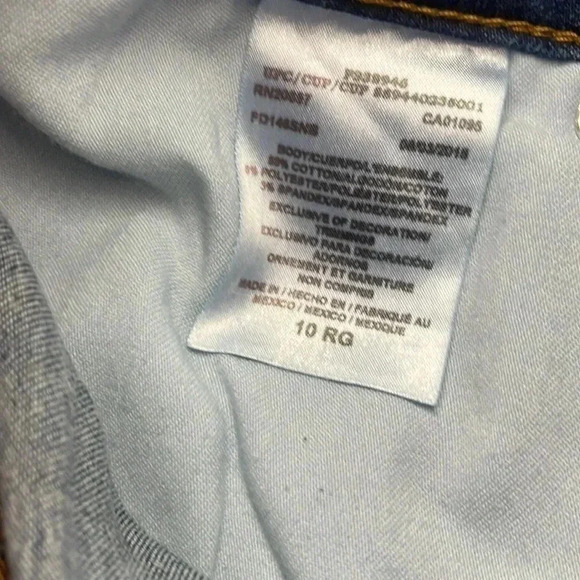 Dickies Straight Leg Denim Jeans Women’s 10 RG Blue Western - Picture 10 of 17